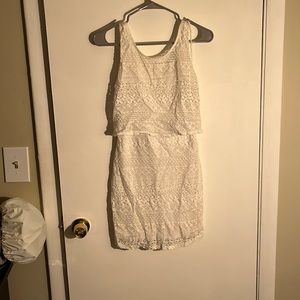White lace dress